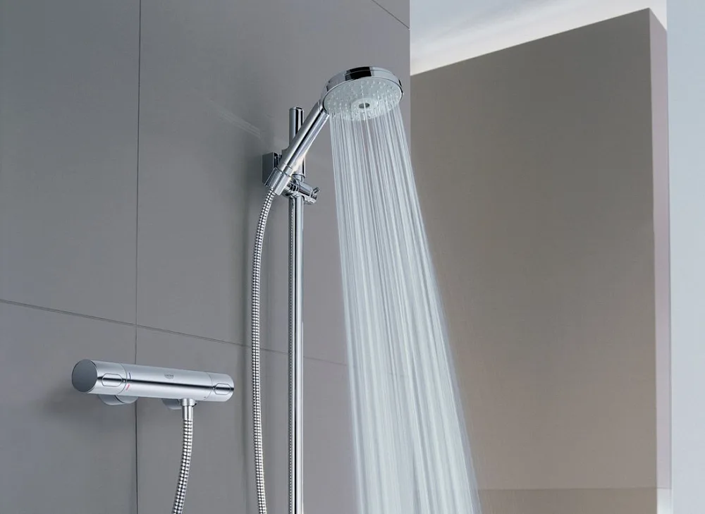 Термостатический смеситель Grohe Grohtherm 3000 Cosmopolitan 34274000 для душа Sancos — официальный сайт