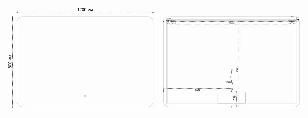 Зеркало Vincea VLM-3BE120-2 120x80 с подсветкой и антизапотевателем Sancos — официальный сайт