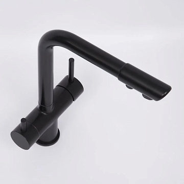 Смеситель для кухни Wasserkraft A8367 черный матовый
