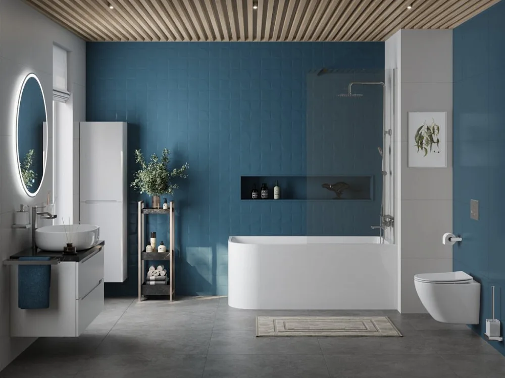 Акриловая ванна BelBagno BB712-1500-730-R 150x75 см, правая, пристенная, белая, асимметричная Sancos — официальный сайт