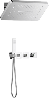 Душевой комплект Timo Petruma SX-5249/00SM, С ВНУТРЕННЕЙ ЧАСТЬЮ, с термостатом, хром