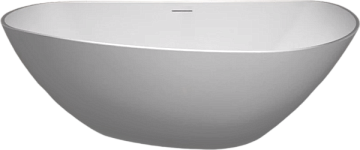 Ванна из искусственного камня Riho Granada B120001105 L 170x80 см, левая, отдельностоящая, матовая б