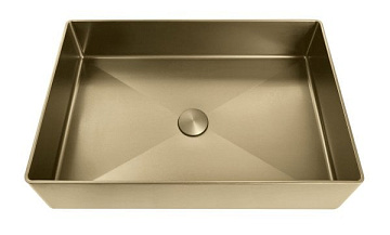 Накладная раковина AltroBagno Astro 001017 OrSp матовое золото