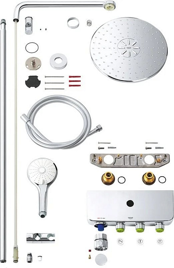 Душевая стойка Grohe Euphoria SmartControl 310 Duo 26507000, с термостатом