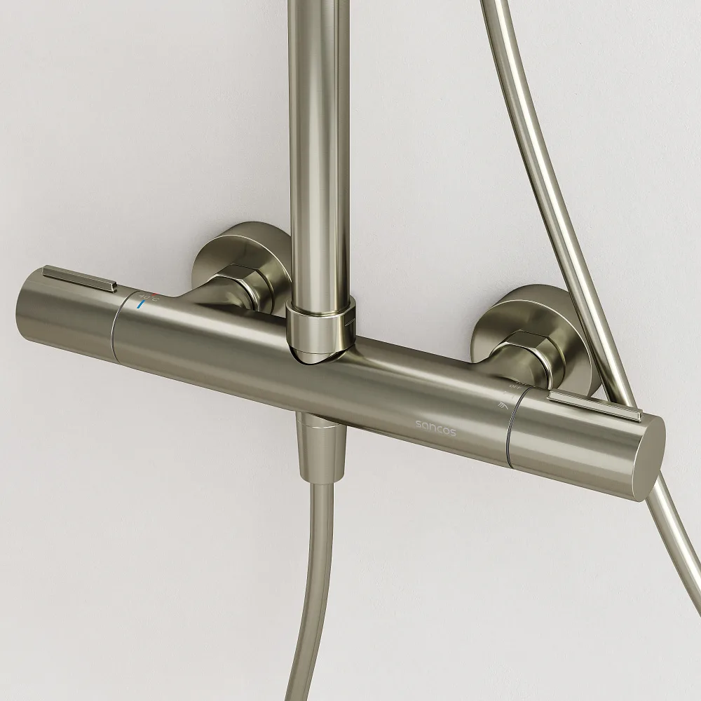 Душевая стойка Sancos Etna SC9007BN, брашированный никель Sancos — официальный сайт