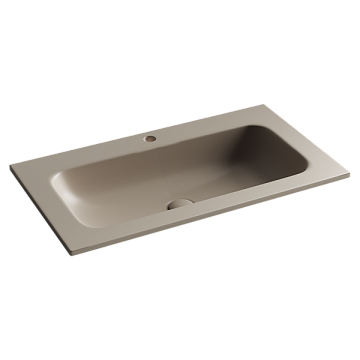 Мебельная раковина Ceramicanova Grace прямоугольная капучино матовый 81 см CN7012MC