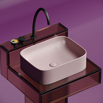 Накладная раковина Ceramicanova Element CN6052MP розовая матовая