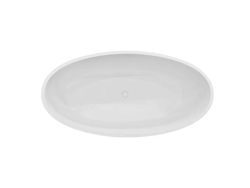 Ванна из искусственного камня Fontana Адель ФР-00018393 170x85,8 см, белая Sancos — официальный сайт