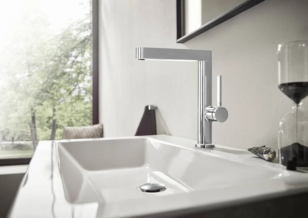 Смеситель для раковины Hansgrohe Finoris 230 76060000 хром Sancos — официальный сайт