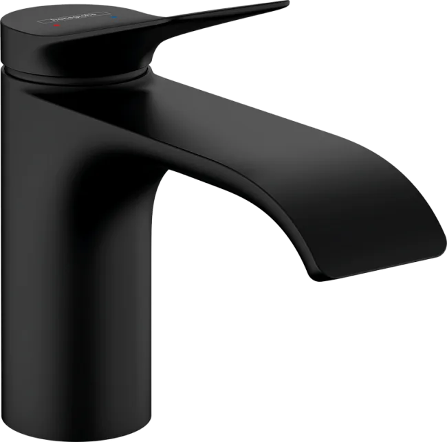Смеситель для раковины Hansgrohe Vivenis 80 75012670 матовый черный Sancos — Оригинал