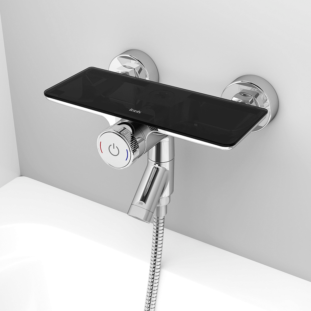 Смеситель для ванны с душем IDDIS Shelfy SHESBBTi02WA, хром Sancos — официальный сайт