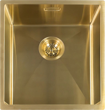 Мойка кухонная Reginox Miami 3,5" PVD 40x40 gold