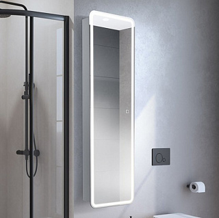 Шкаф-пенал для ванной BelBagno Marino SPC-MAR-450/1600-1A-LED-TCH универсальный с подсветкой