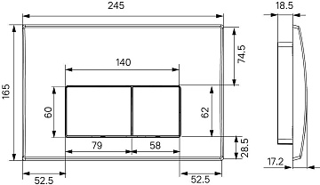 Система инсталляции для унитазов IDDIS Optima Home OPH0000i32K, с кнопкой смыва, белая