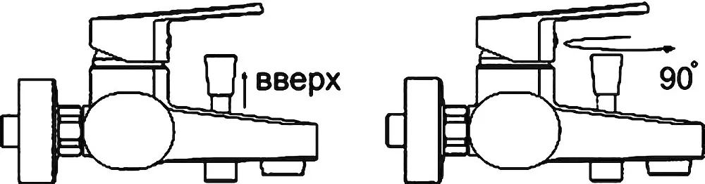 Смеситель для ванны с душем Wasserkraft Dinkel 5801 Sancos — официальный сайт