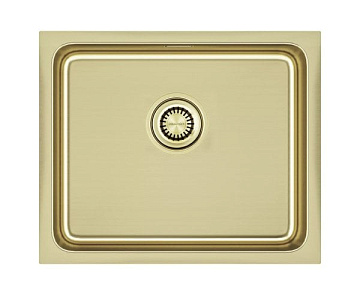Мойка кухонная Paulmark Vista PM305444-LG, светлое золото