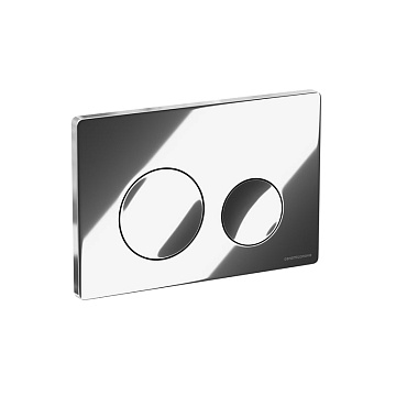 Система инсталляции для унитазов Ceramicanova Balance CN121001CH, кнопка Circle глянцевый хром