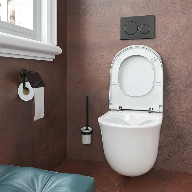 Крышка-сиденье Laufen The New Classic 8.9185.1.000.000.1 с микролифтом Sancos — Оригинал