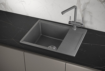 Мойка кухонная Granula Estetica 6202, графит