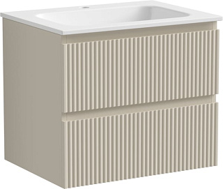 Тумба под раковину Sancos Snob R 60 подвесная Beige soft (капучино), SNR60CE