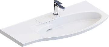 Мебельная раковина KERAMA MARAZZI Riva 100 R, глянцевая белая