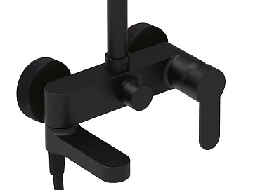Комплект для ванной Paffoni Light KITZCOL632NO71 черный матовый