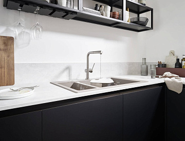 Смеситель для кухни Hansgrohe Talis M54 72809800 сталь