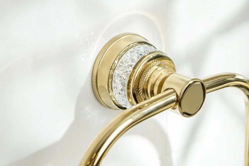 Полотенцедержатель Boheme Aura 10245-G gold Sancos — официальный сайт