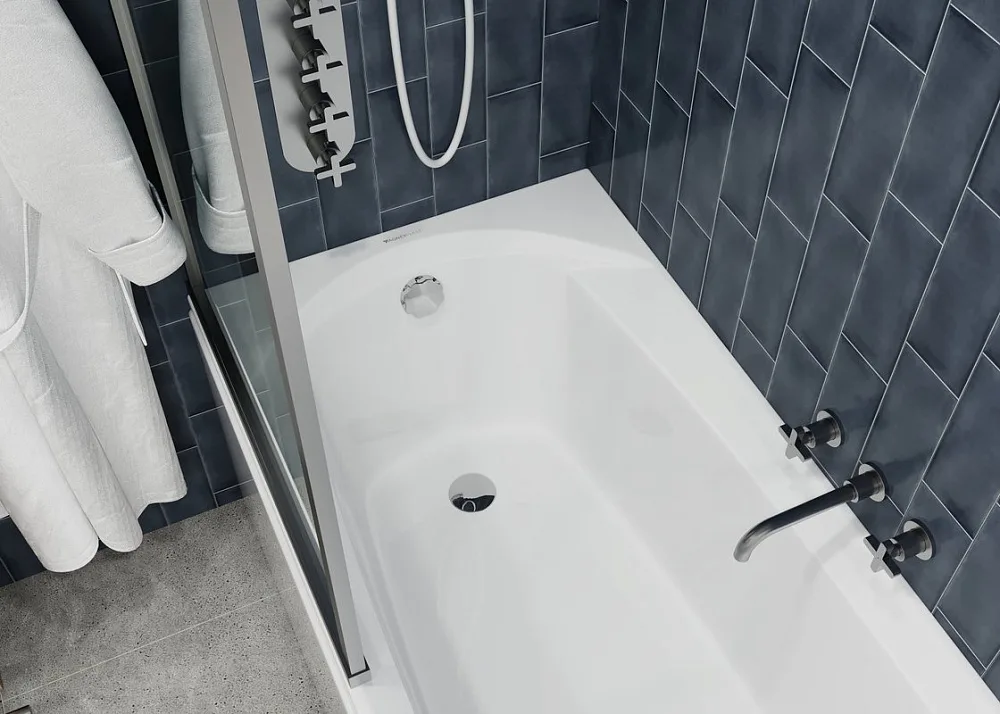 Акриловая ванна Vagnerplast Ebony 160x75 см, пристенная, ультрабелая Sancos — официальный сайт