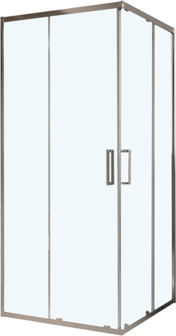 Душевой уголок BelBagno Luce A-2-100-C-Cr 100x100, профиль хром, стекло прозрачное