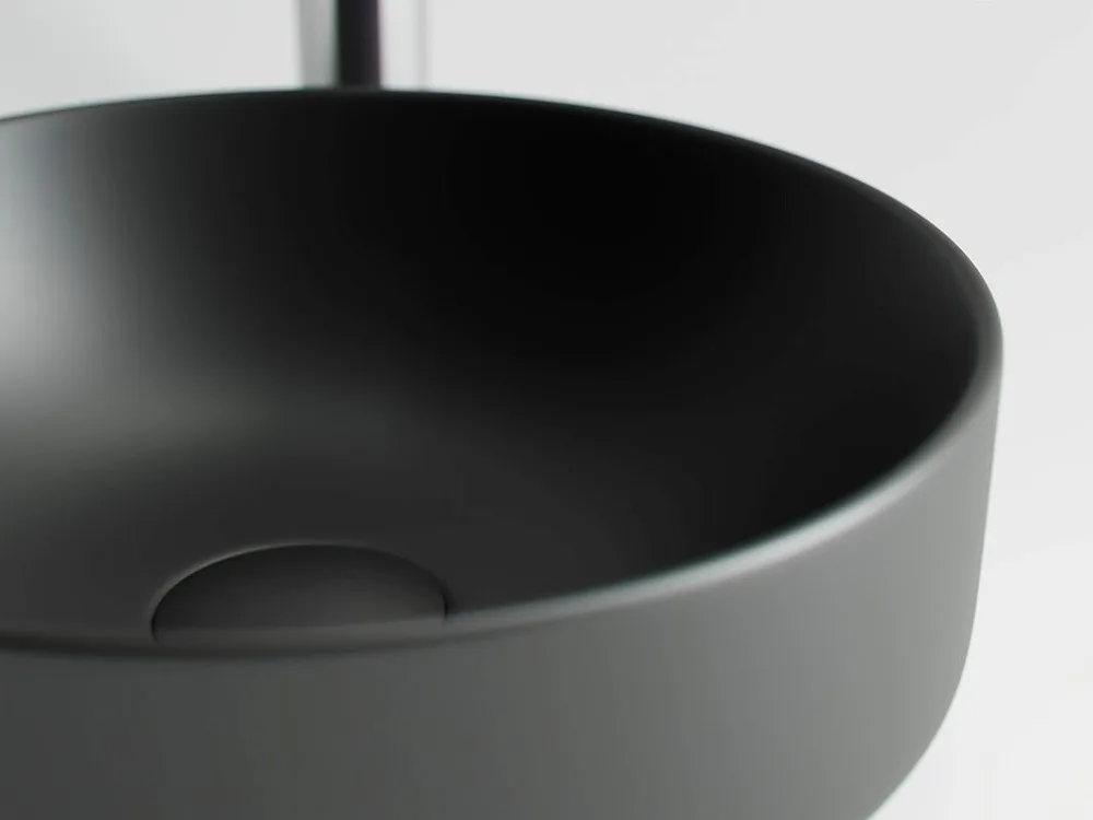 Накладная раковина Ceramicanova Element CN6007 черный матовый Sancos — официальный сайт