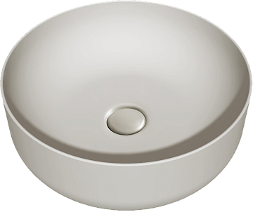 Накладная раковина Kerasan Nolita 534459*0 40 см, grigio matt