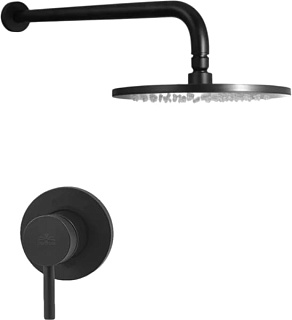 Душевой комплект Paffoni Light KITLIG011NO С ВНУТРЕННЕЙ ЧАСТЬЮ, черный
