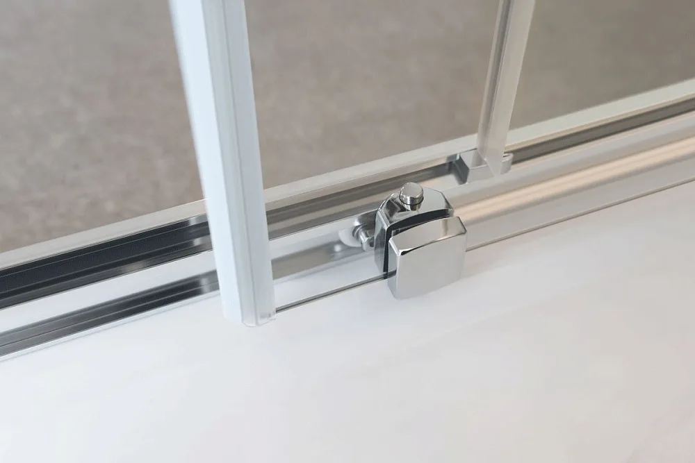 Душевой уголок Vincea Scala VSS-2SC8010CL 100x80, профиль хром, стекло прозрачное Sancos — официальный сайт