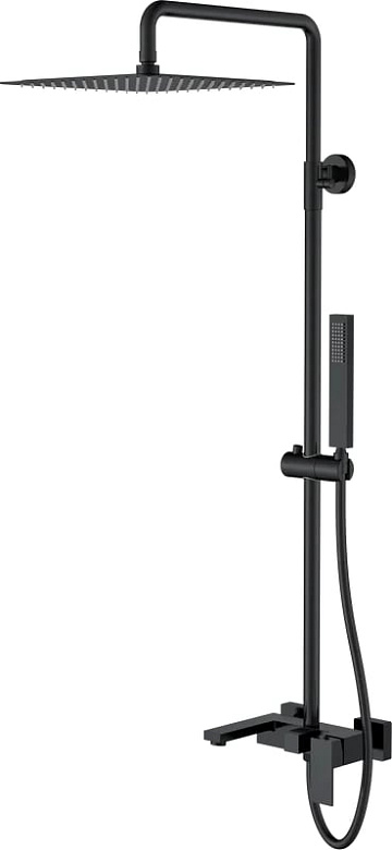 Душевая стойка Boheme Qubic 478-B, matt black
