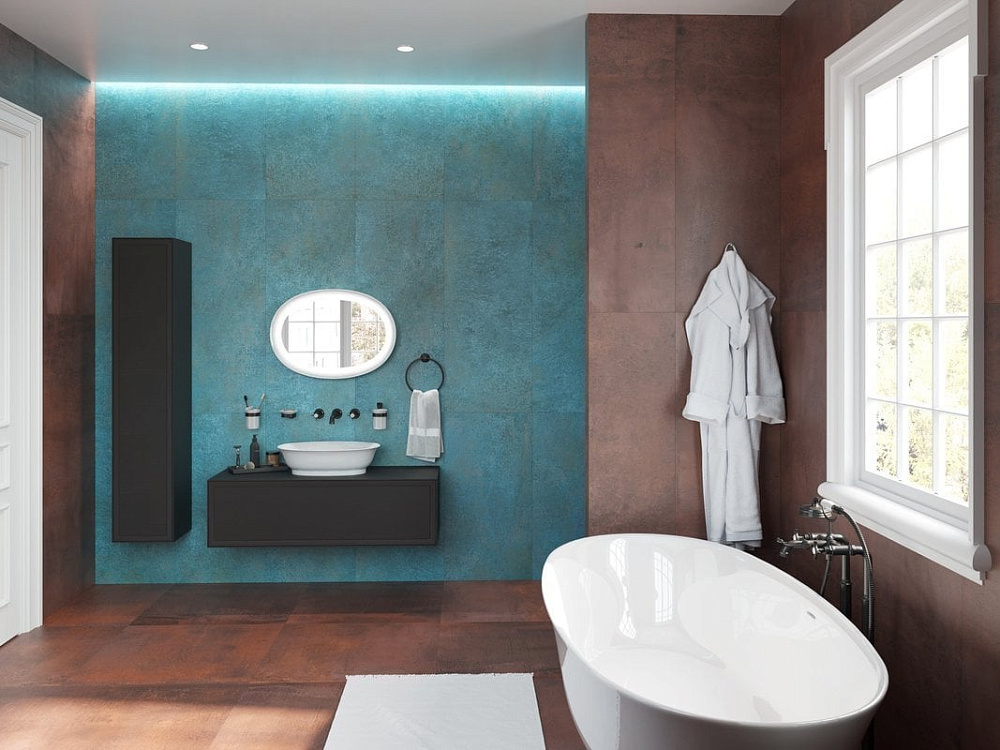 Зеркало Laufen The New Classic 50 белое, с подсветкой