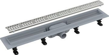 Душевой трап (лоток) AlcaPlast APZ10-Simple 550, с решеткой и опорами