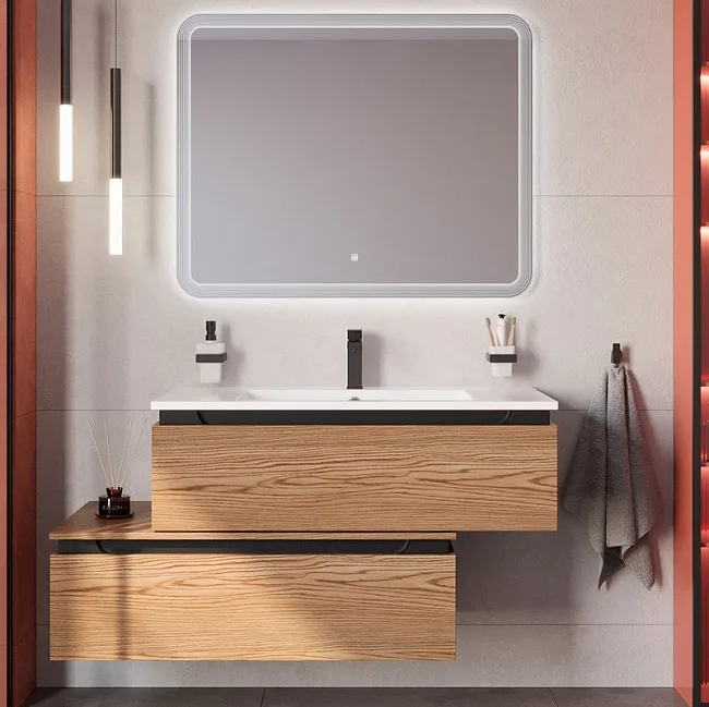 Тумба Cezares Slider 100 1 ящик, дуб тангент Sancos — Оригинал