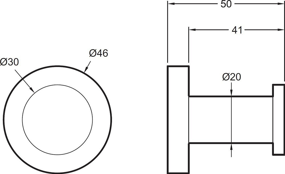 Крючок Jacob Delafon Eo E77826-CP