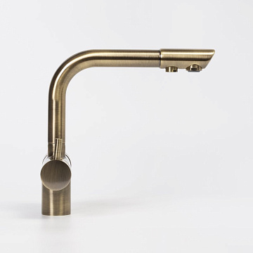 Смеситель для кухни Wasserkraft A8037, светлая бронза