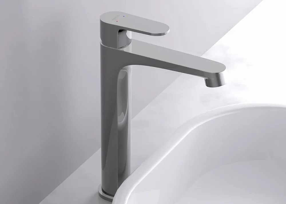 Смеситель для раковины AQUATEK Оберон AQ1204CR хром Sancos — официальный сайт