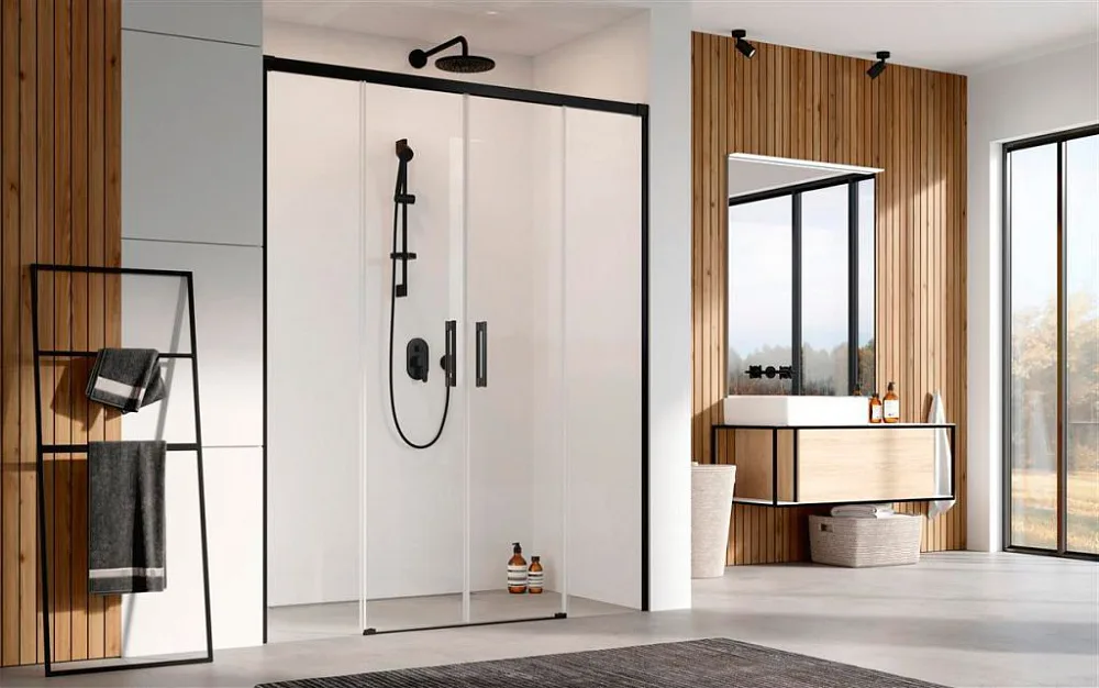 Душевая дверь в нишу Radaway Idea Black DWD 150 Sancos — официальный сайт