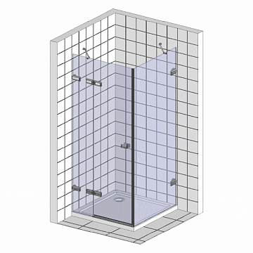 Душевой уголок Wasserkraft Berkel 48P22 100x90 см