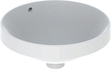 Раковина Geberit Variform 40 с переливом, белая