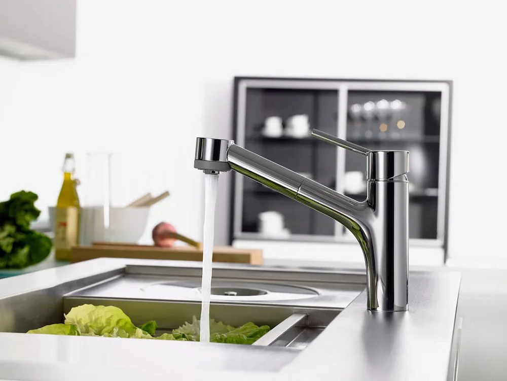 Смеситель для кухни Hansgrohe Talis M52 73860000 хром Sancos — официальный сайт