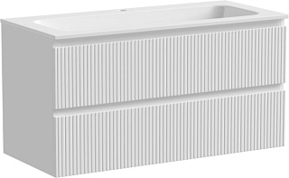 Тумба под раковину Sancos Snob T 100 подвесная Bianco (белый), SNT100W
