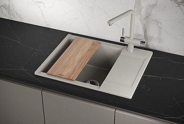 Мойка кухонная Granula Estetica 6202, базальт