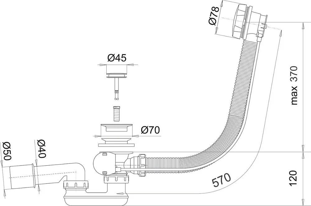 Слив-перелив Vagnerplast V55R, полуавтомат Sancos — официальный сайт