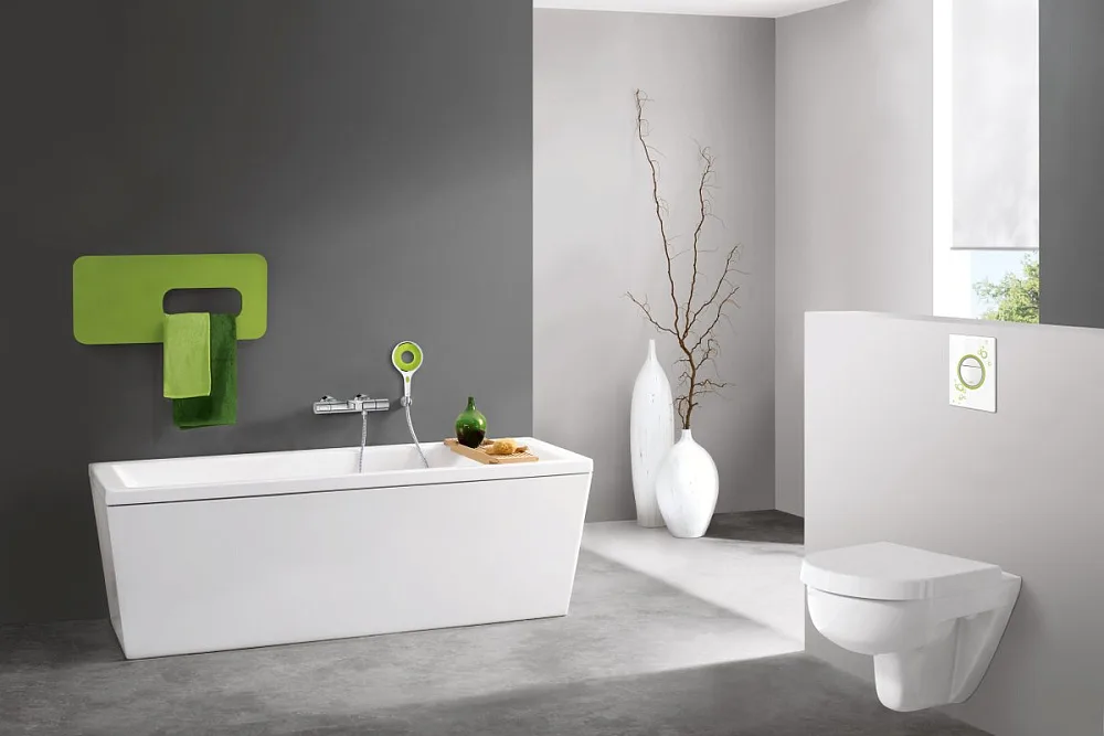 Кнопка смыва Grohe Nova Cosmopolitan 38847LI0, белая с черным Sancos — официальный сайт