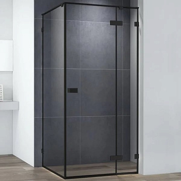 Душевой уголок Cezares Bellagio BELLAGIO-A-1-100-C-NERO 100х100, черный